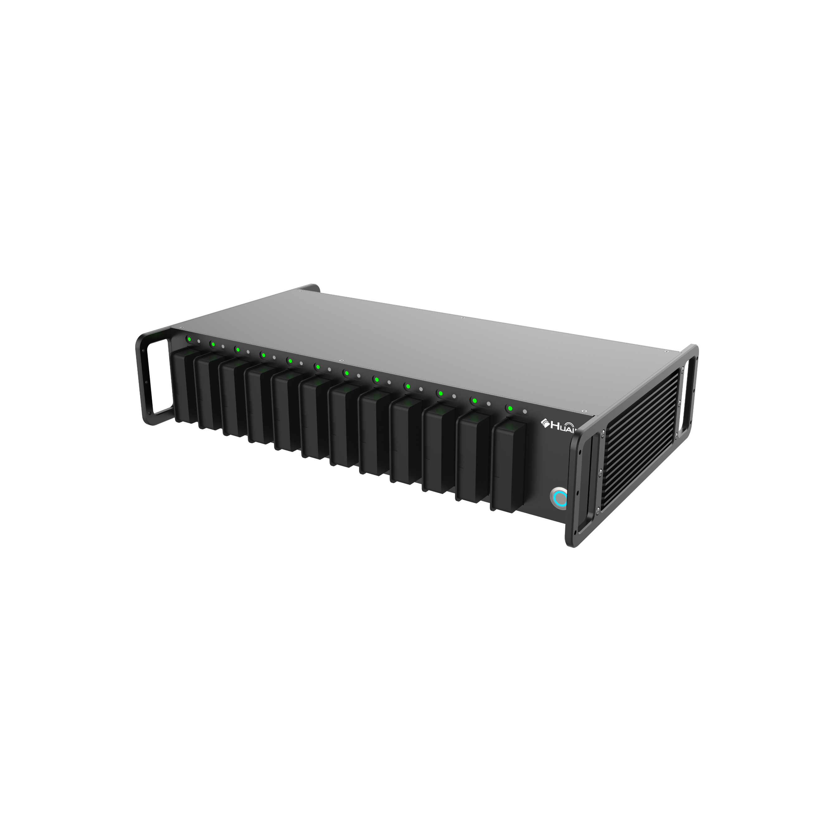 HY-CH12 Rack-Mounted 12-Unit Battery Charger