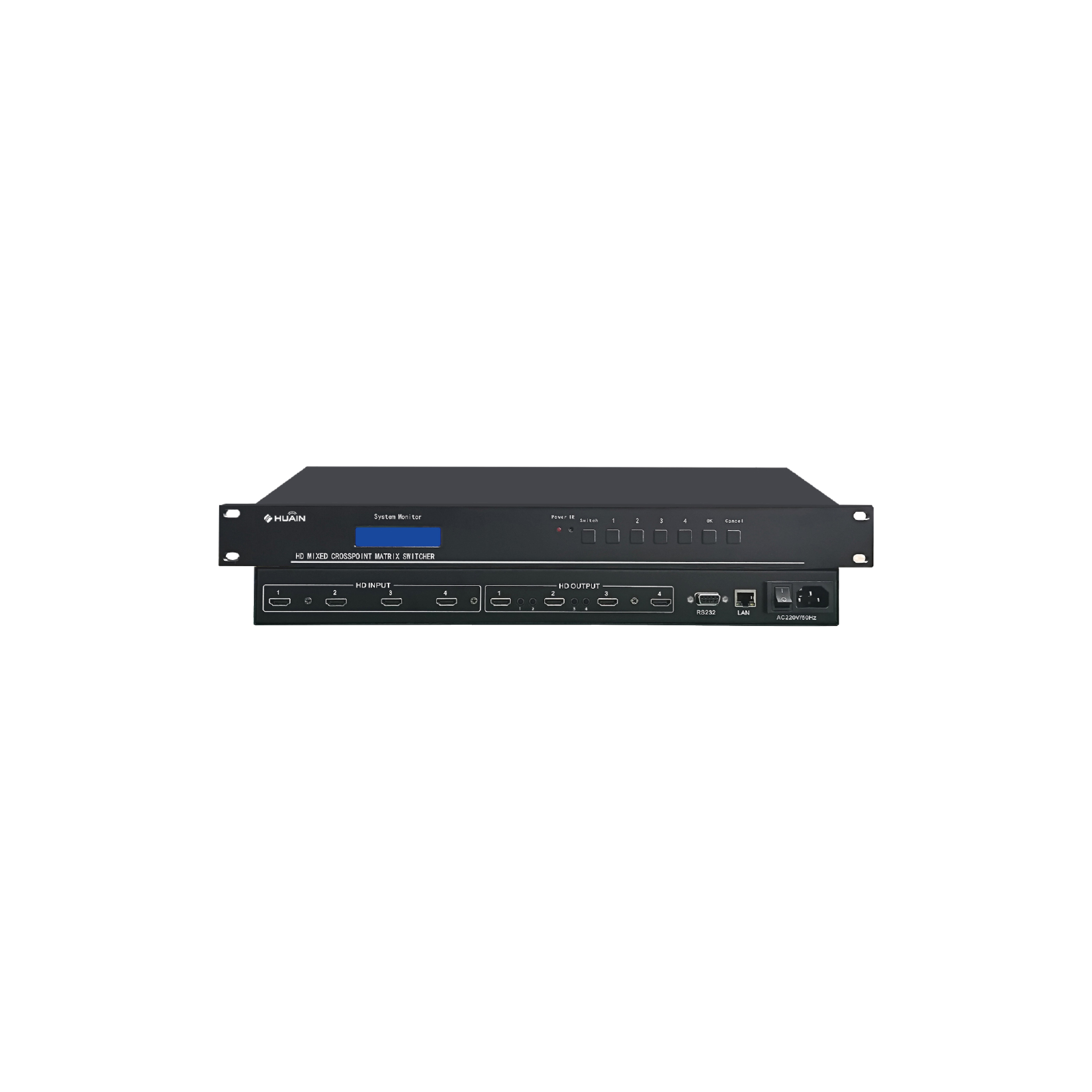 HY-HDMI0404 HDMI 4x4 Matrix Switcher Full HD