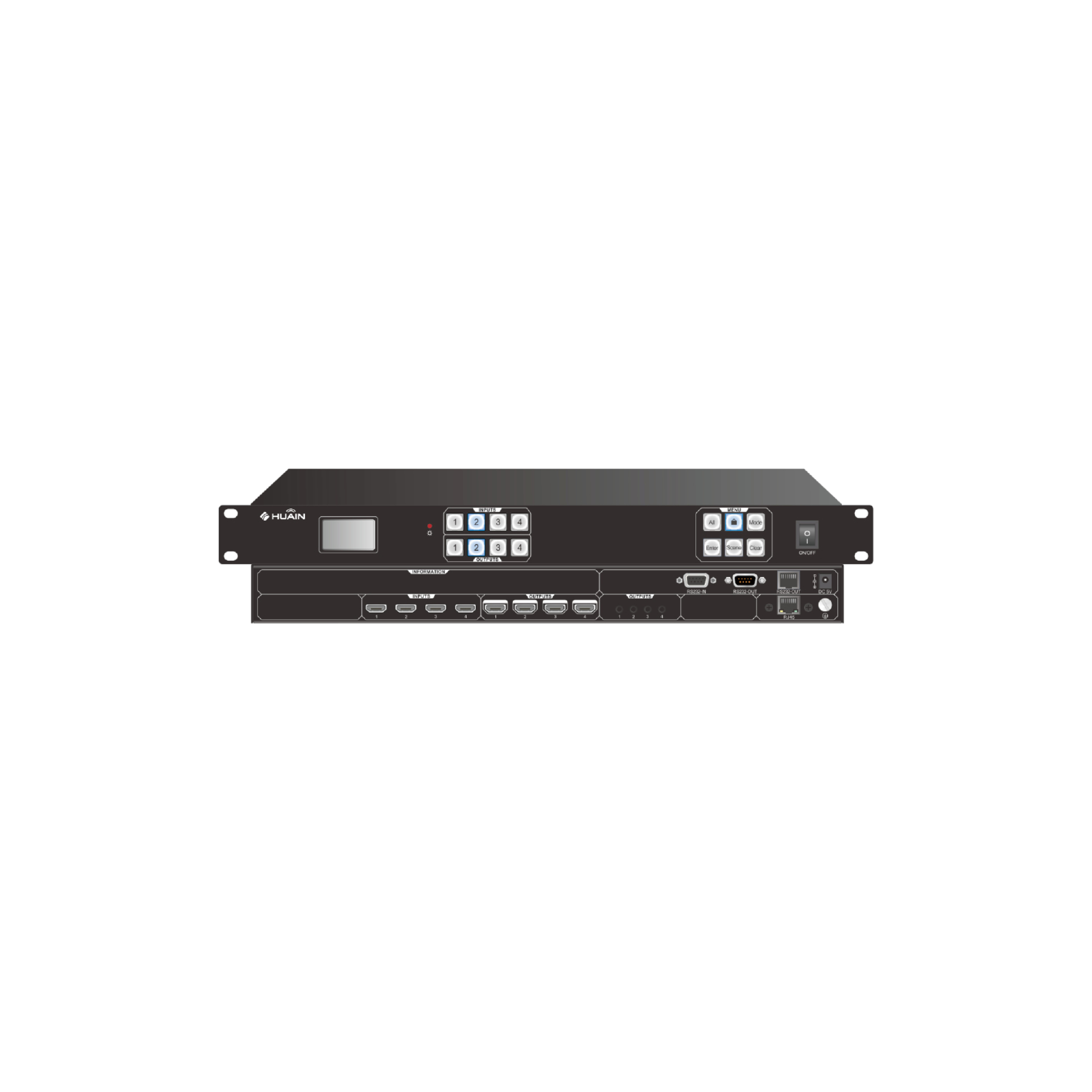 HY-HD044 4K HDMI 4x4 Matrix Switcher