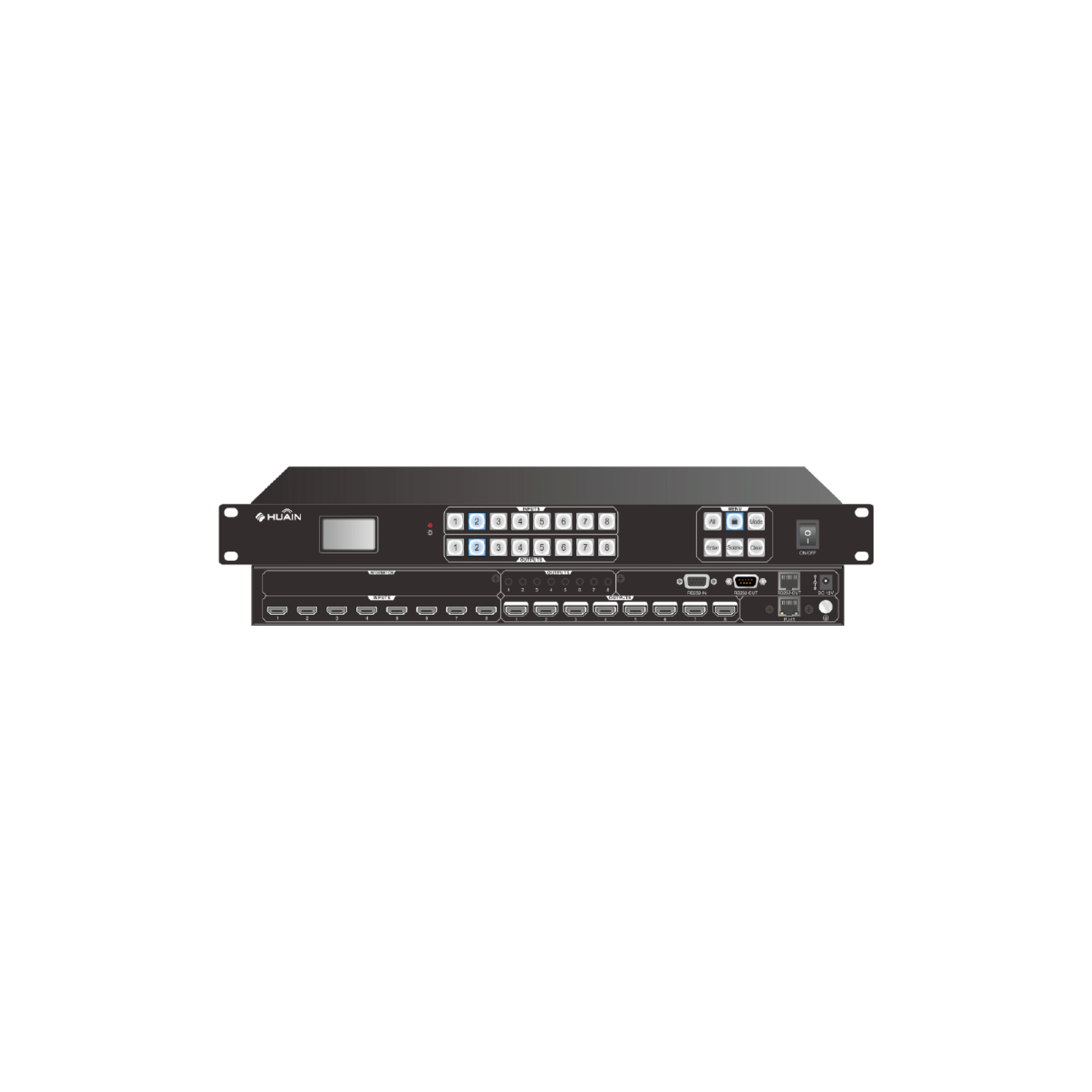 HY-HD088 4K HDMI 8x8 Matrix Switcher