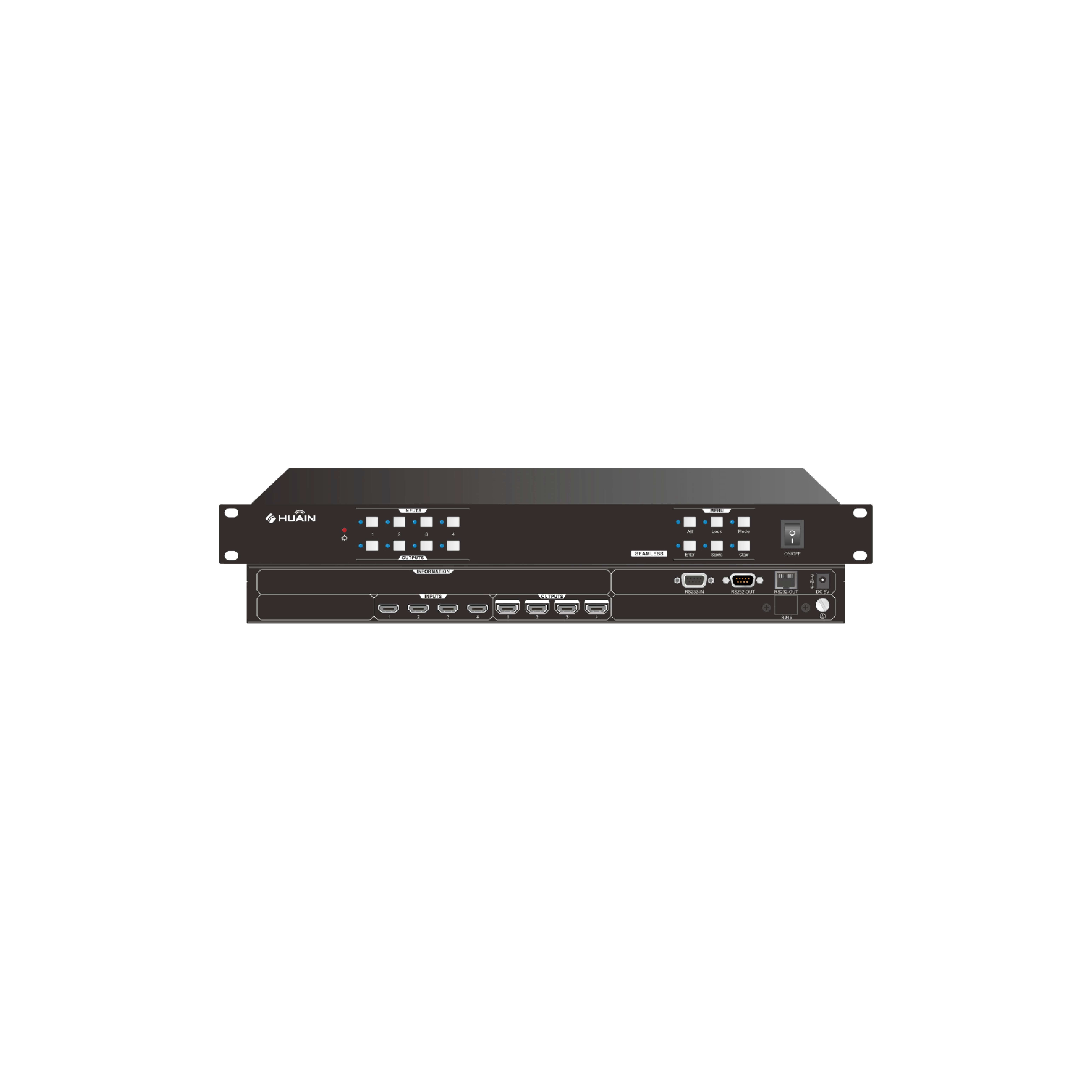 HY-4KHDMI04 4K HDMI 4x4 Matrix Switcher